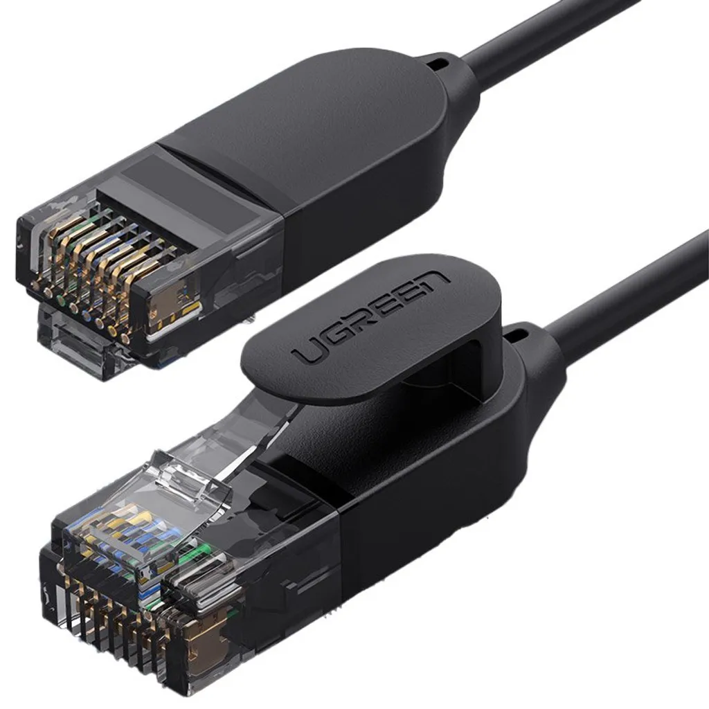 Ugreen internettkabel Cat 6A Ethernet 10m sort (RJ45, 70656) v:7374199