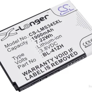 Batteri til EAC62378407 for LG, 3.8V, 1900 mAh v:1535266