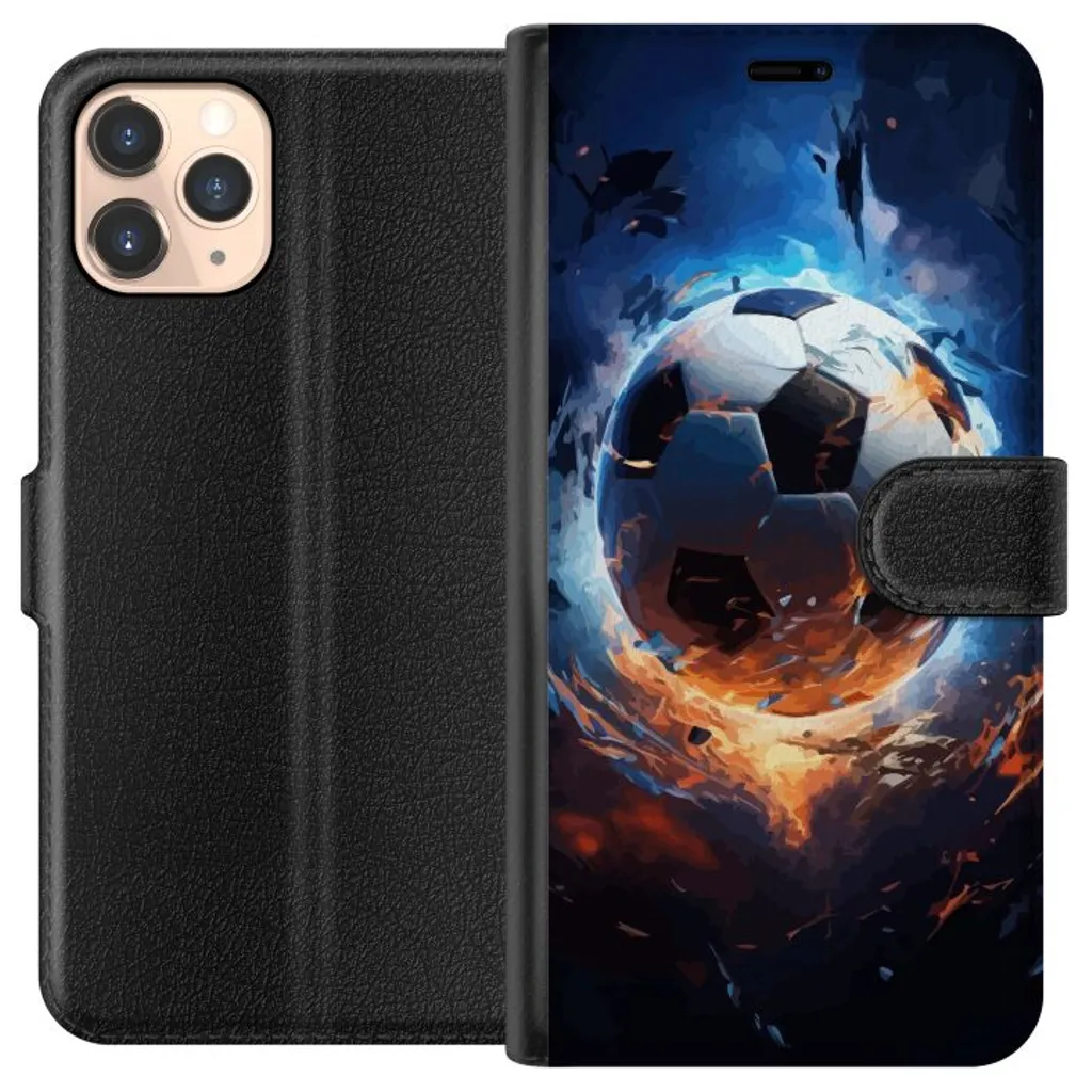Apple iPhone 11 Pro Sort Lommebokdeksel Flygande boll v:2159203