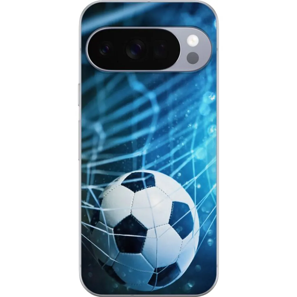 Google Pixel 10 Pro Gjennomsiktig Telefondeksel Fotboll v:8838639