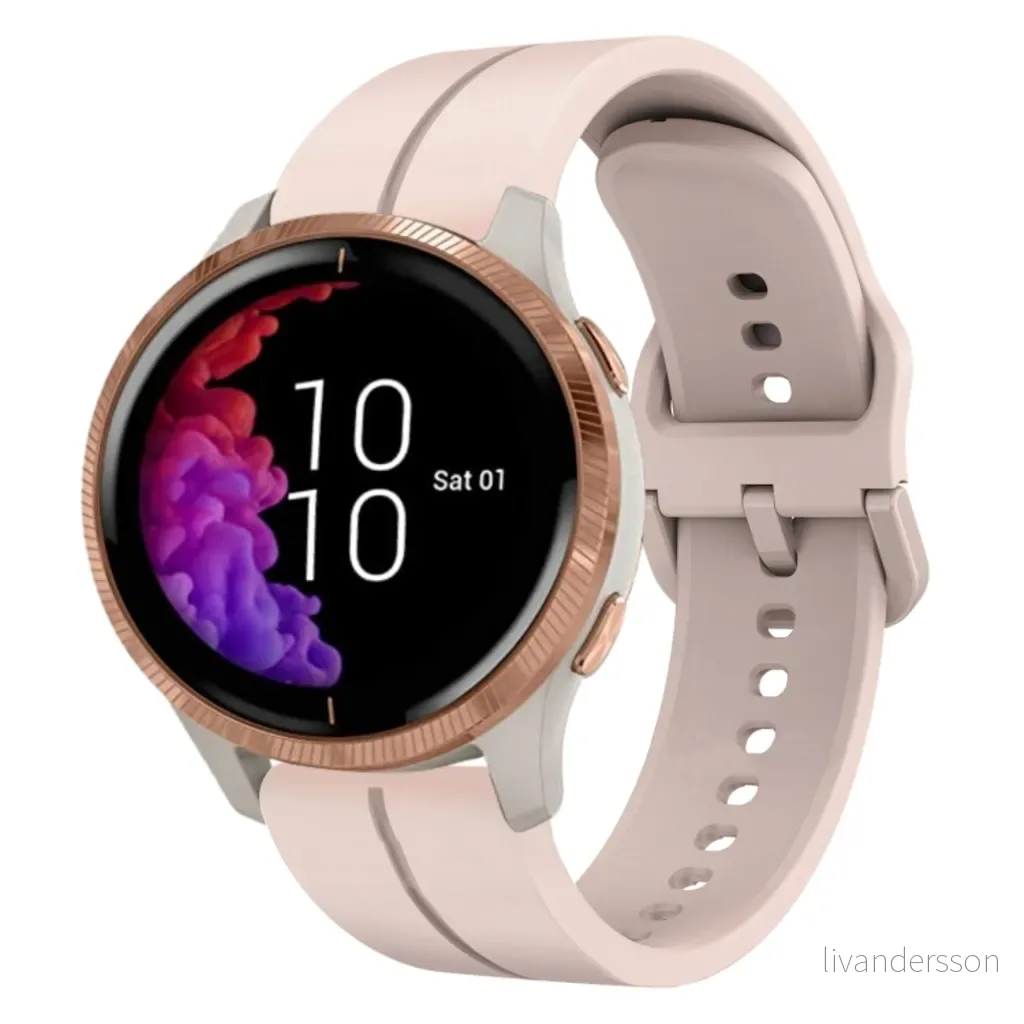 Garmin Venu Klokkereim i Silikon – Rosa v:4131410