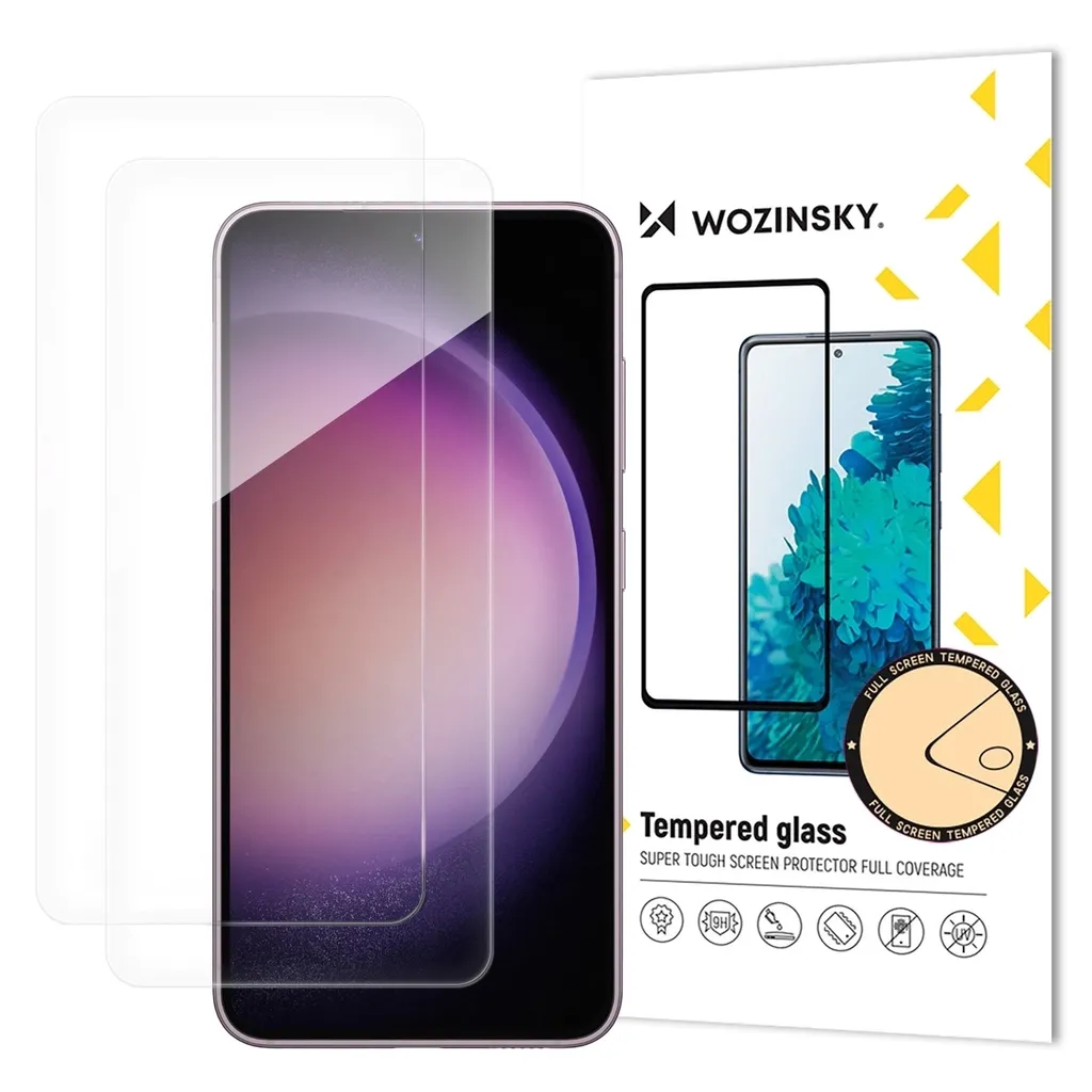 Wozinsky Samsung Galaxy S26 skjermbeskytter herdet glass, 2-pakning v:6493882 Wozinsky Samsung Galaxy S26 skjermbeskytter herdet glass, 2-pakning v:6493882