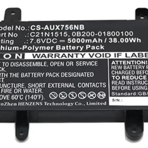 Batteri til Asus VivoBook X756UB-T4089T, 7.6V, 5000 mAh v:3415236 Batteri til Asus VivoBook X756UB-T4089T, 7.6V, 5000 mAh v:3415236
