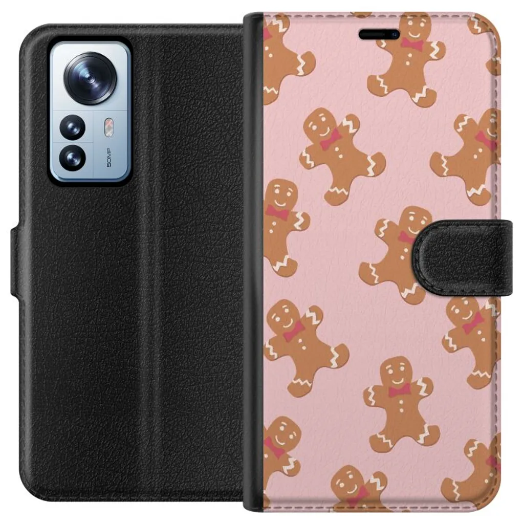 Xiaomi 12 Pro Sort Lommebokdeksel Pepparkaksgubbe v:5768512
