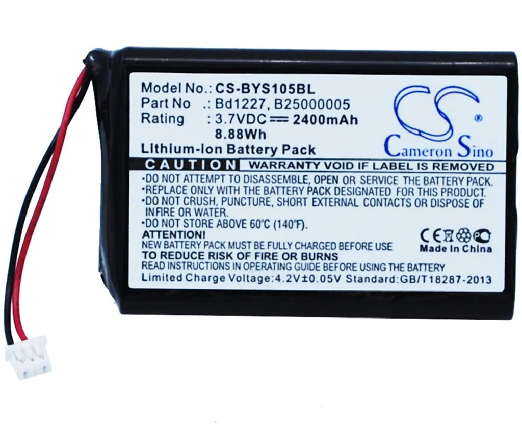 Batteri til Baracoda BRR-L, 3.7V, 2400 mAh v:4739447