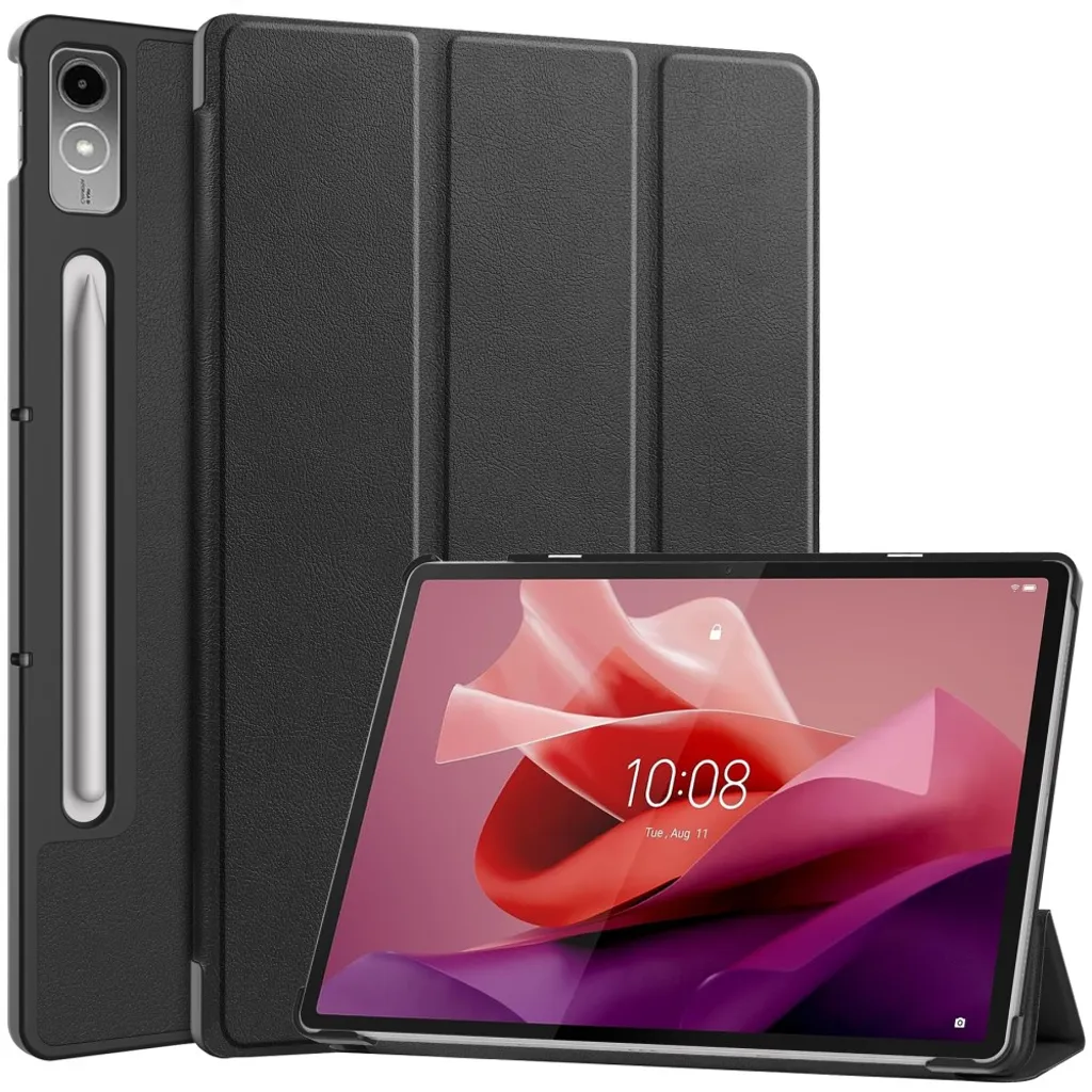 Lenovo Tab P12 Deksel med Tri-fold Stativ – svart v:1416873