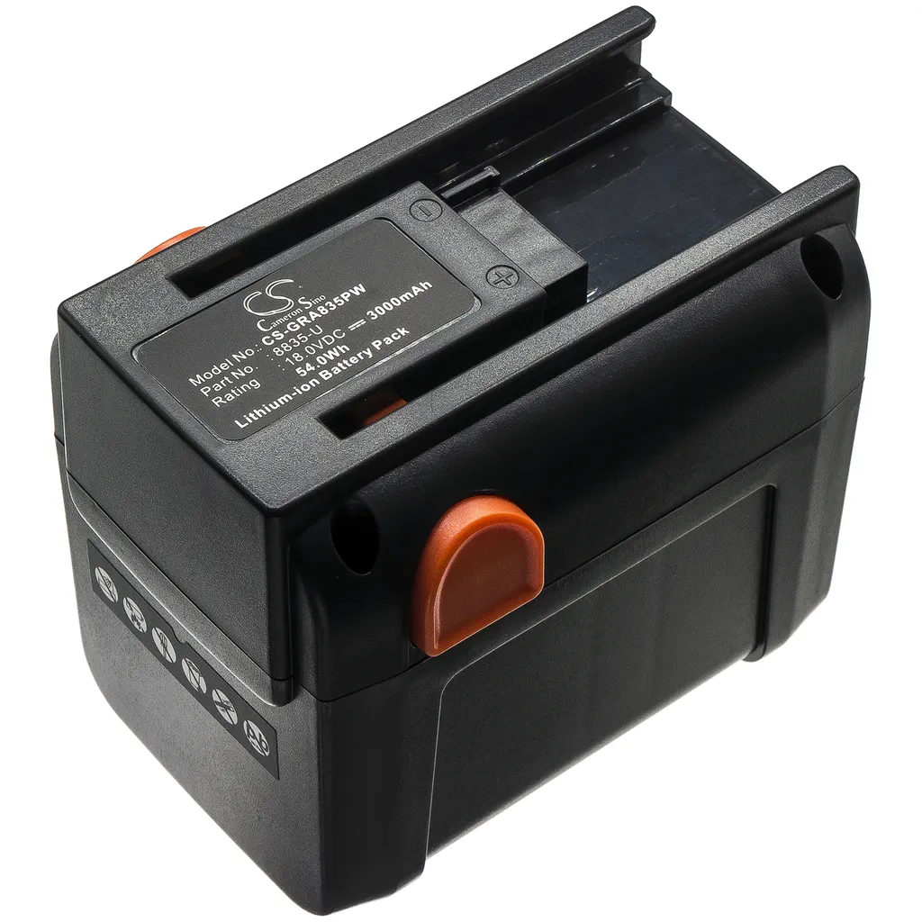 Batteri til 8839 for Gardena, 18V, 3000 mAh v:4600169 Batteri til 8839 for Gardena, 18V, 3000 mAh v:4600169