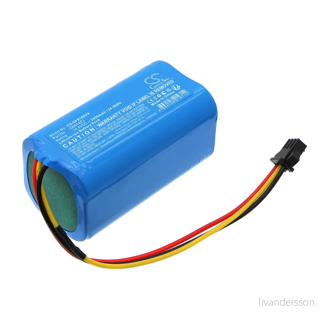 Batteri til Eufy RoboVac X10 Pro Omni, 14.4V, 2400mAh v:3797849