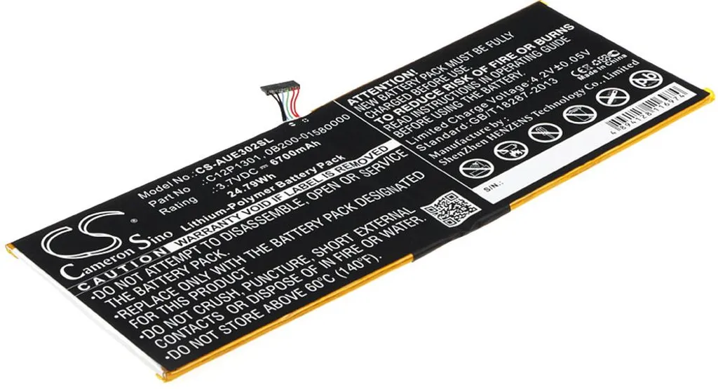 Batteri til Asus Zenpad Z300, 3.7V, 6700 mAh v:7674505