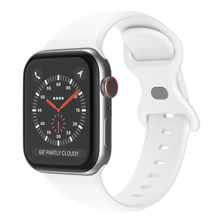 Apple Watch 38/40/41/42mm Silikon Klokkereim – Hvit v:8035266 Apple Watch 38/40/41/42mm Silikon Klokkereim – Hvit v:8035266