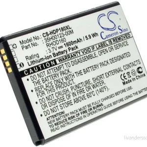 Batteri til 35H00127-06M for HP iPAQ, 3.7V (3.6V), 1600 mAh v:8532841