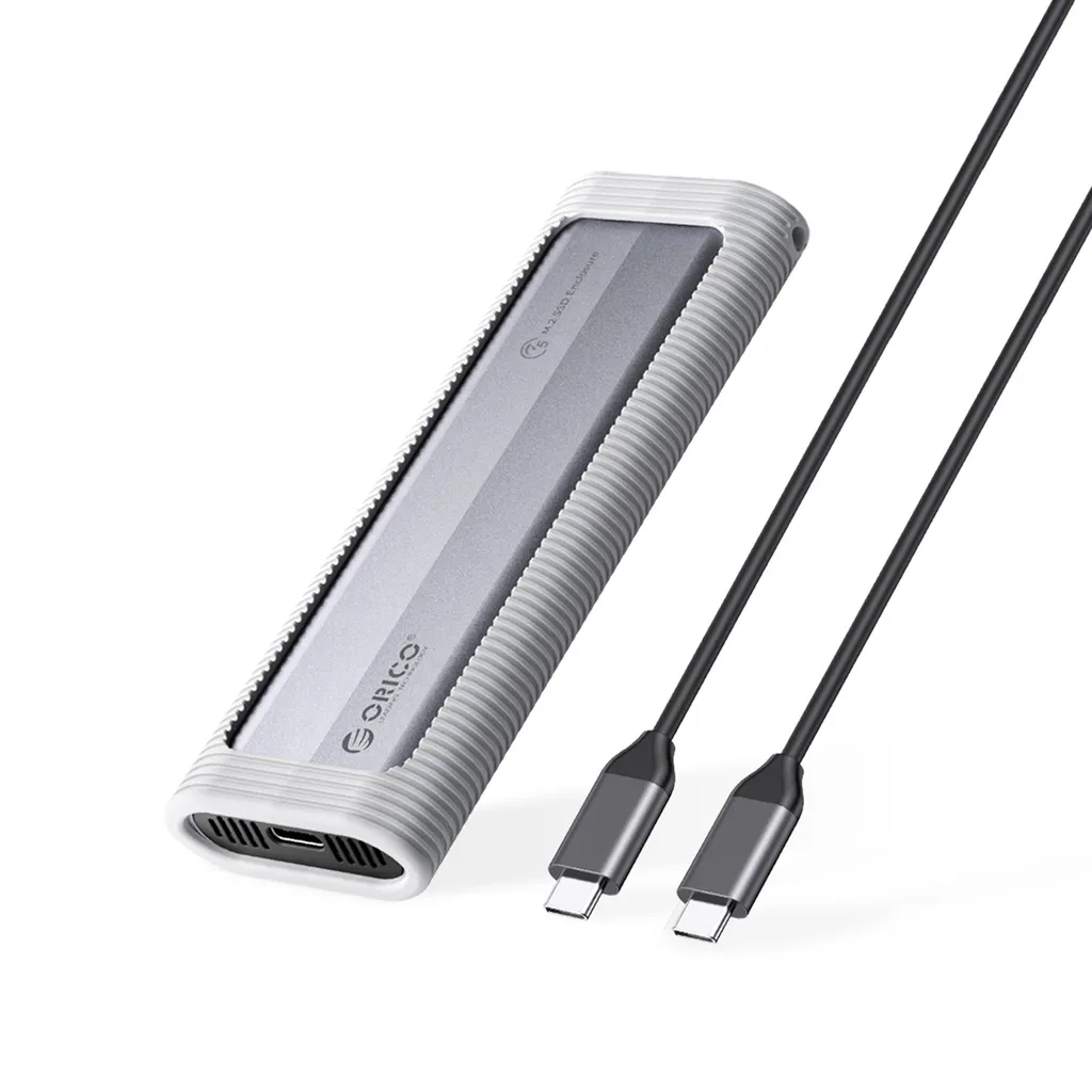 Orico M.2 SATA SSD USB-C 3.2 Diskstasjon – Grå v:5640360