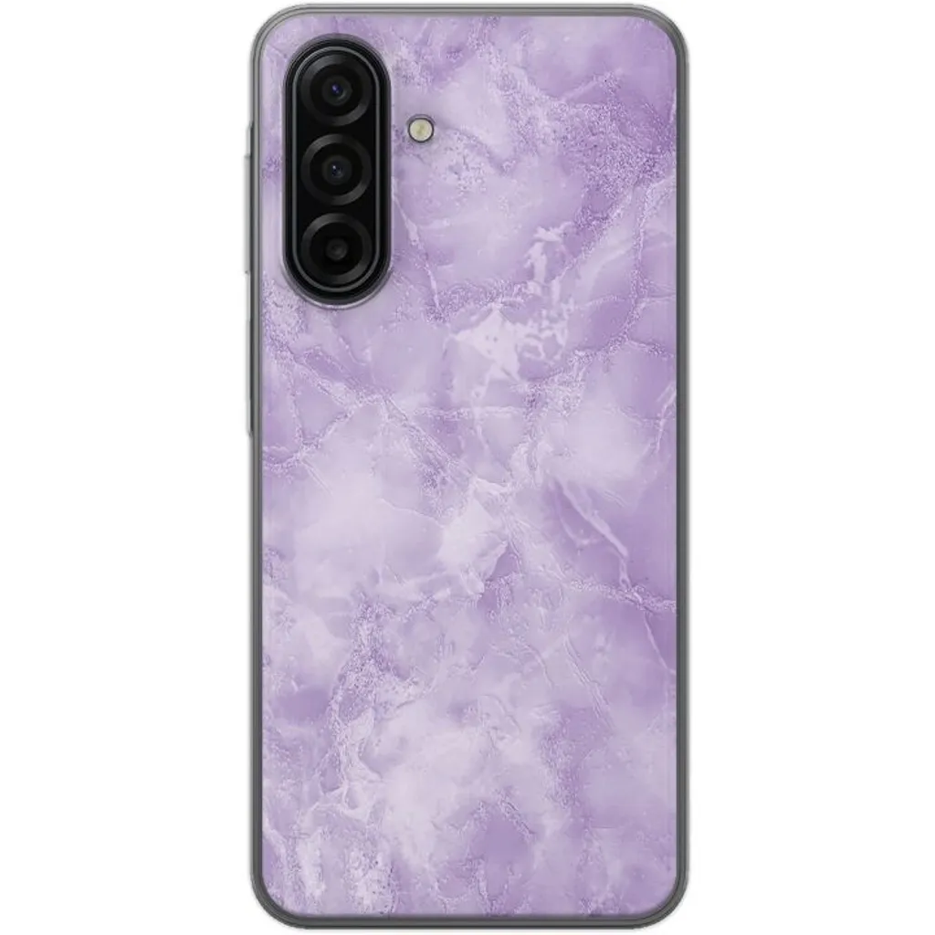 Samsung Galaxy A17 5G Gjennomsiktig Telefondeksel Lila marmor v:3163722