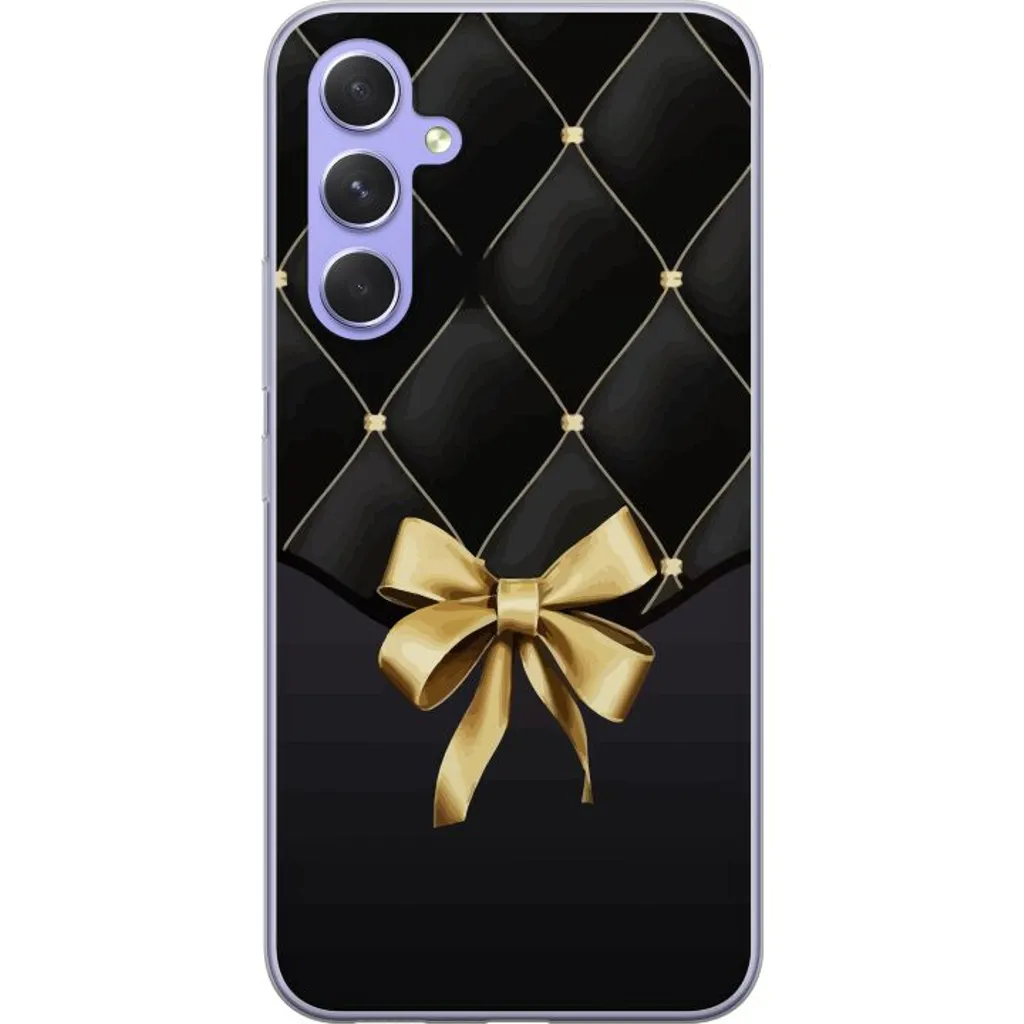 Samsung Galaxy A54 Gjennomsiktig Telefondeksel Elegant Rosett v:2001235