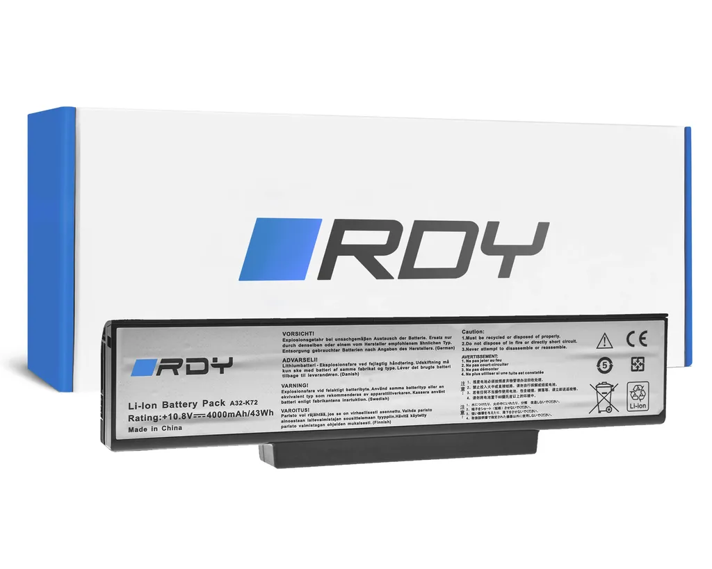 Batteri til Asus N73JQ 4000mAh v:4521263