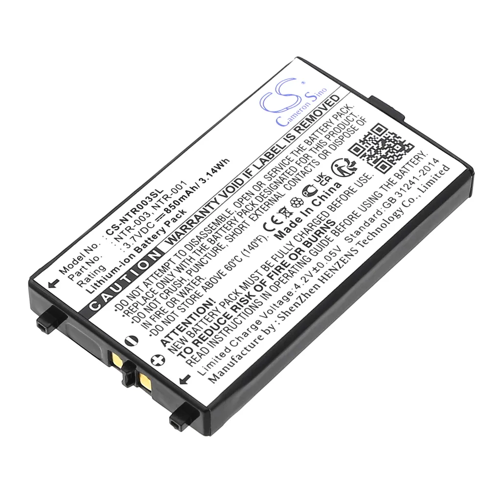 Batteri til Nintendo AGS-003, 3,7V, 850mAh v:9712196 Batteri til Nintendo AGS-003, 3,7V, 850mAh v:9712196