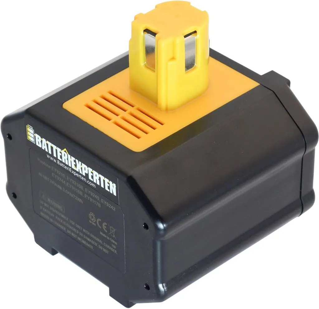 Batteri til Panasonic EY6813NQKW, 24V, 3000 mAh v:6724889