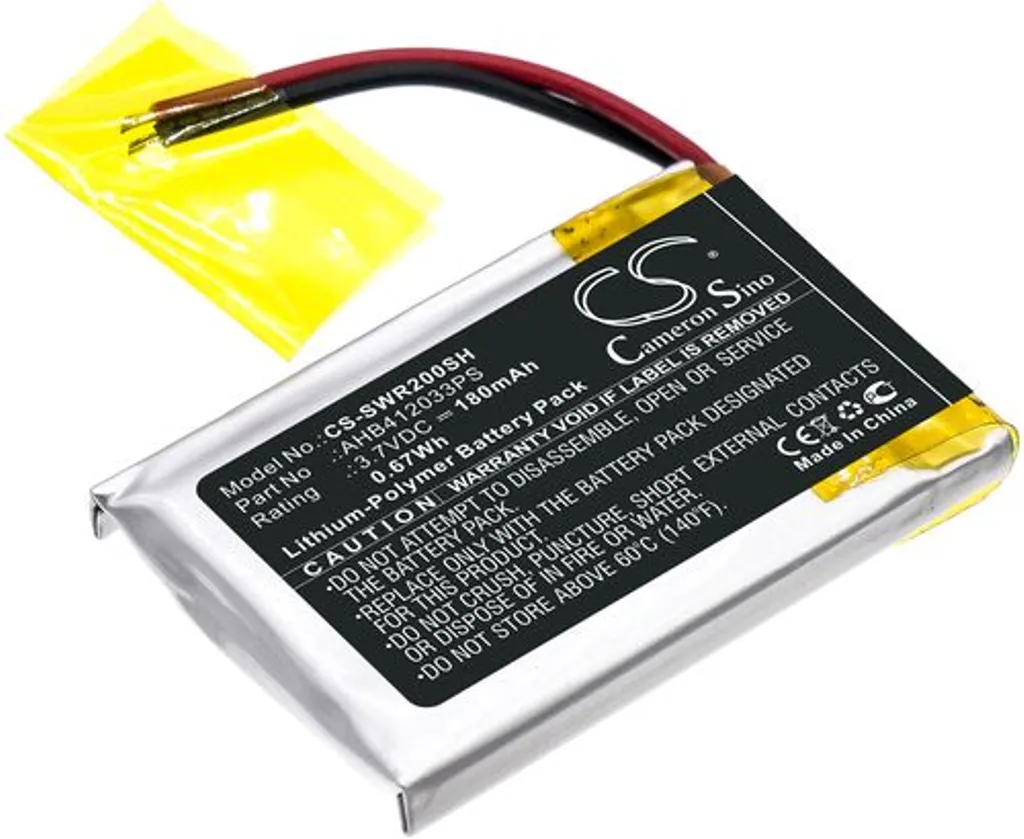 Batteri til Sony SmartWatch 2, 3.7V, 180 mAh v:6037651