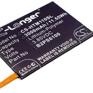 Batteri til B2PS6100 for HTC, 3.85V, 3000 mAh v:9049092 Batteri til B2PS6100 for HTC, 3.85V, 3000 mAh v:9049092