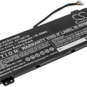 Batteri til Acer Nitro 5 AN515-43-R1BL, 15,4V, 3700mAh v:4941856 Batteri til Acer Nitro 5 AN515-43-R1BL, 15,4V, 3700mAh v:4941856