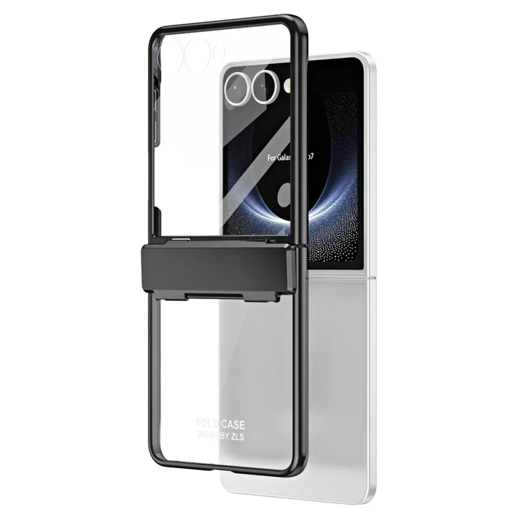 Samsung Galaxy Z Flip7 5G Deksel med skjermbeskytter – Svart v:7984224