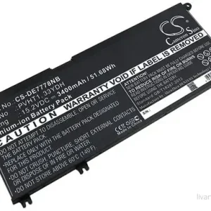 Batteri til Dell N015L3400-D1536CN, 15.2V, 3400 mAh v:4383881 Batteri til Dell N015L3400-D1536CN, 15.2V, 3400 mAh v:4383881