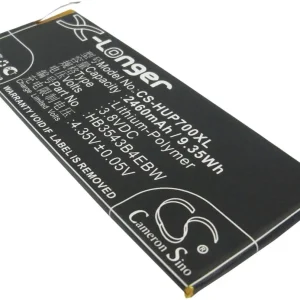 Batteri til Huawei Ascend P7-L00, 3.8V, 2460 mAh v:6571582 Batteri til Huawei Ascend P7-L00, 3.8V, 2460 mAh v:6571582