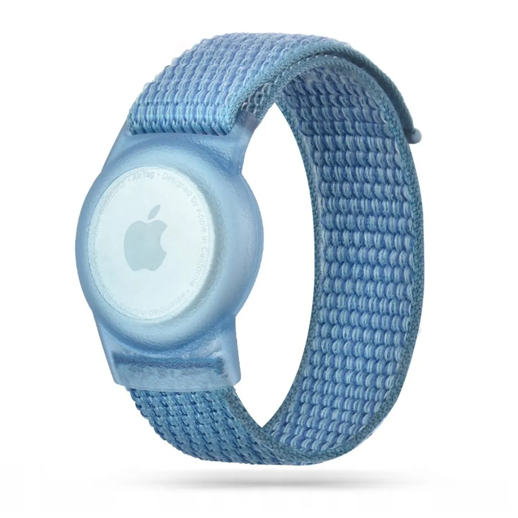 Tech-Protect nylonarmbånd for barn til Apple AirTag – blå v:6389725