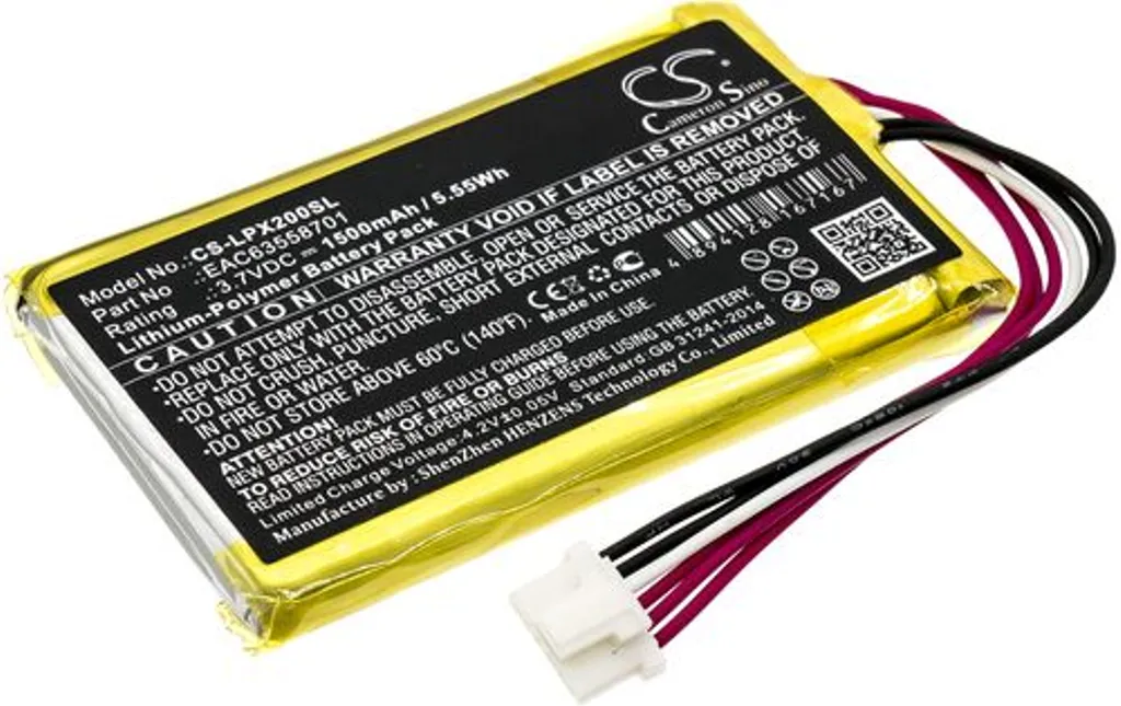 Batteri til EAC63558701 for LG, 3.7V, 1500 mAh v:3981397