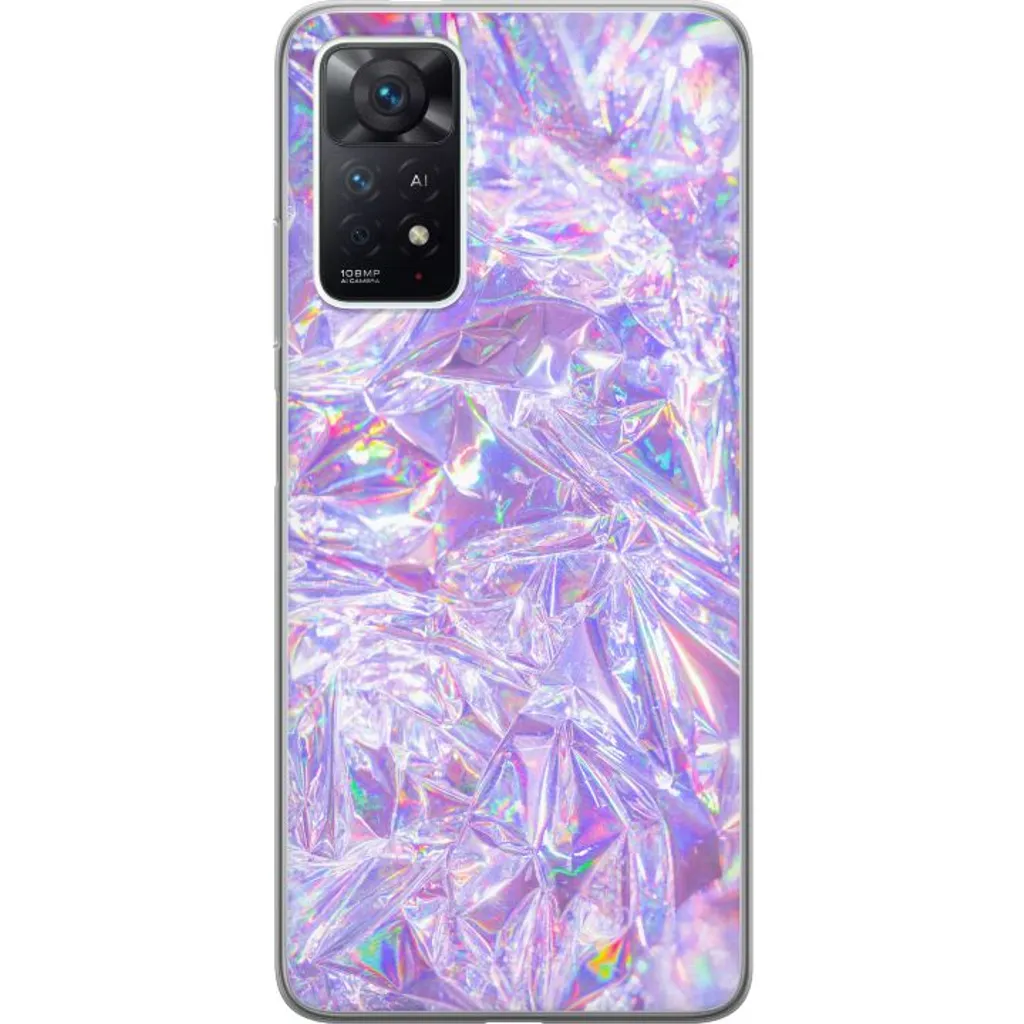 Xiaomi Redmi Note 11 Pro Gjennomsiktig Telefondeksel Glitter v:6837031 Xiaomi Redmi Note 11 Pro Gjennomsiktig Telefondeksel Glitter v:6837031