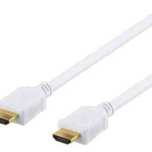 High-Speed HDMI-kabel 5m 4K UHD med Ethernet – hvit v:5187193