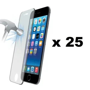 25-pakning herdet glass iPhone 7 Plus/8 Plus (Bulk) v:7656345