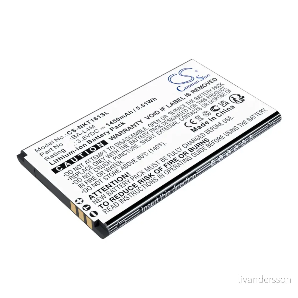 Batteri til 3210 4G, 3.8V, 1450mAh v:6778457 Batteri til 3210 4G, 3.8V, 1450mAh v:6778457