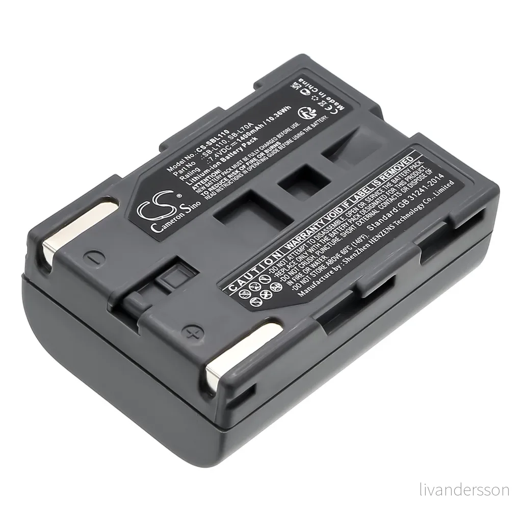 Batteri til Samsung VP-D30, 7,2 (7,4)V, 1400mAh v:3417041