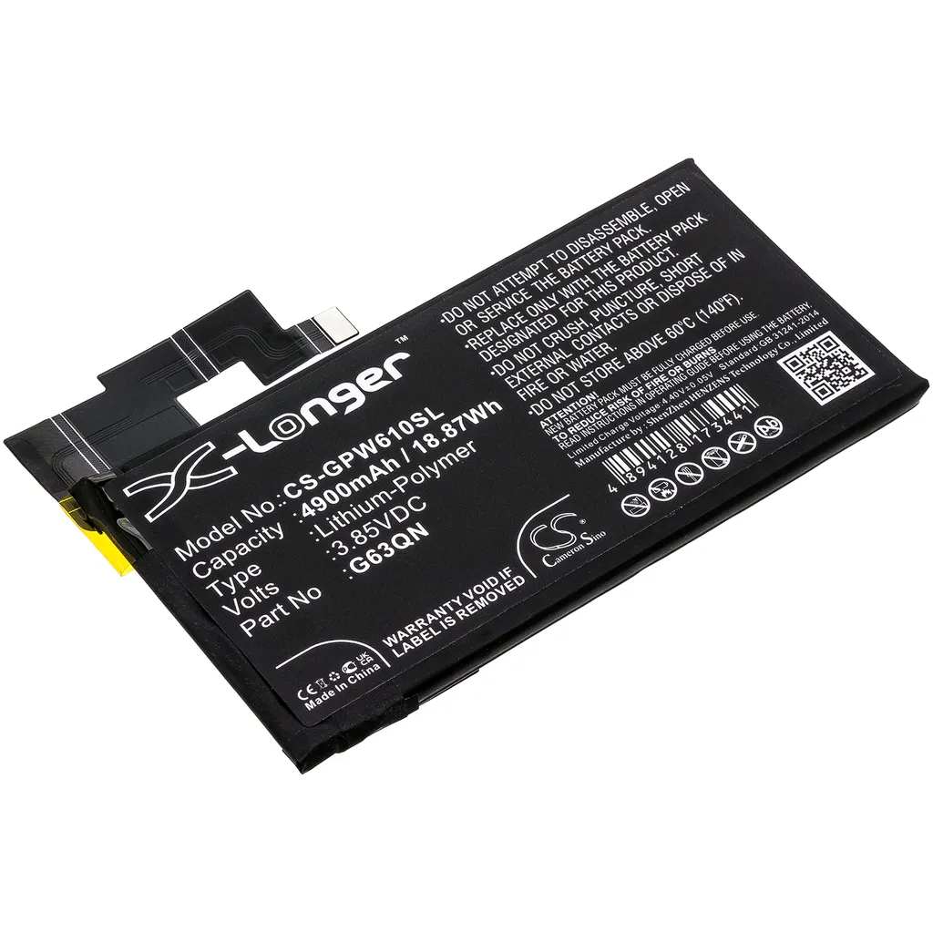 Batteri til GF5KQ, 3.85V, 4900mAh v:1876704 Batteri til GF5KQ, 3.85V, 4900mAh v:1876704