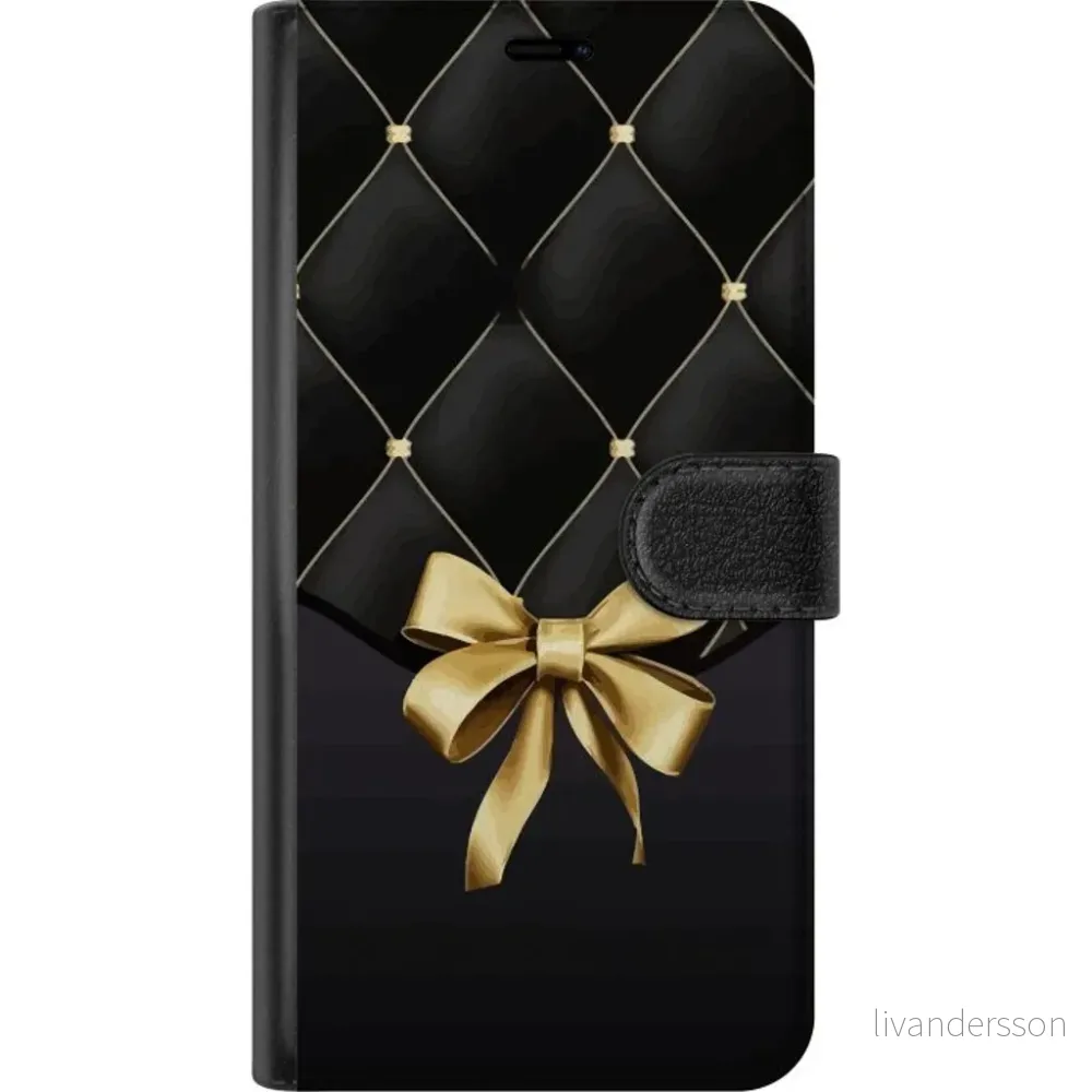 Asus Zenfone 10 Sort Lommebokdeksel Elegant Rosett v:2732871