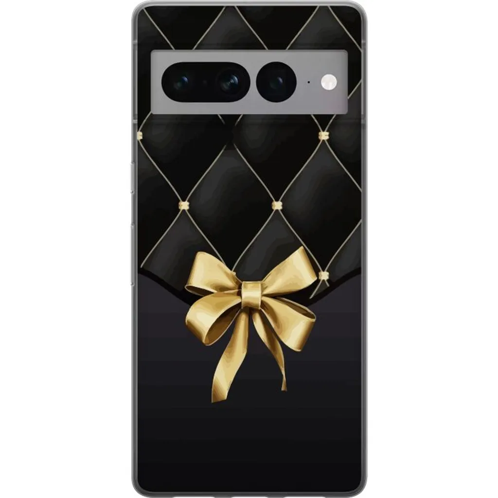 Google Pixel 7 Pro Gjennomsiktig Telefondeksel Elegant Rosett v:3167953