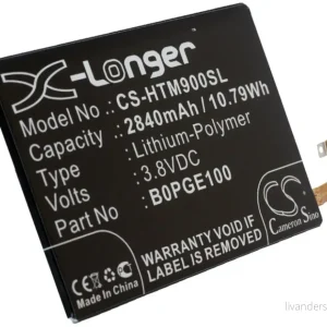 Batteri til Htc S9, 3.8V, 2840 mAh v:7318452 Batteri til Htc S9, 3.8V, 2840 mAh v:7318452