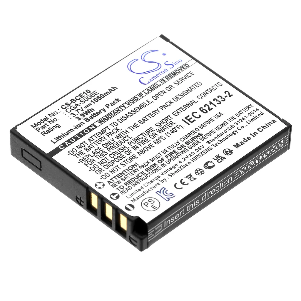Batteri til Panasonic SDR-S10, 3.6V (3.7V) V, 750 mAh v:8670245