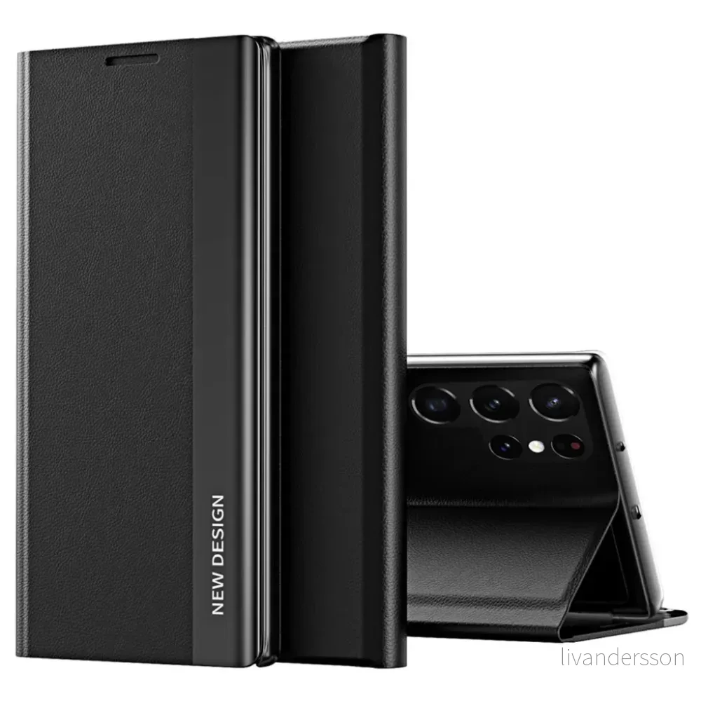 Samsung Galaxy S24 Ultra smarttelefonetui med stativ – Svart v:2286750