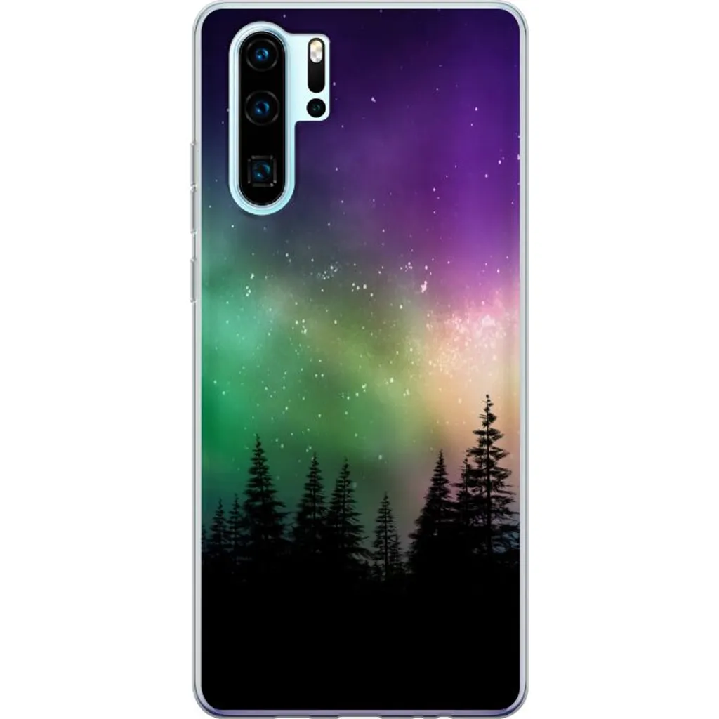 Huawei P30 Pro Gjennomsiktig Telefondeksel Norrsken v:9955639