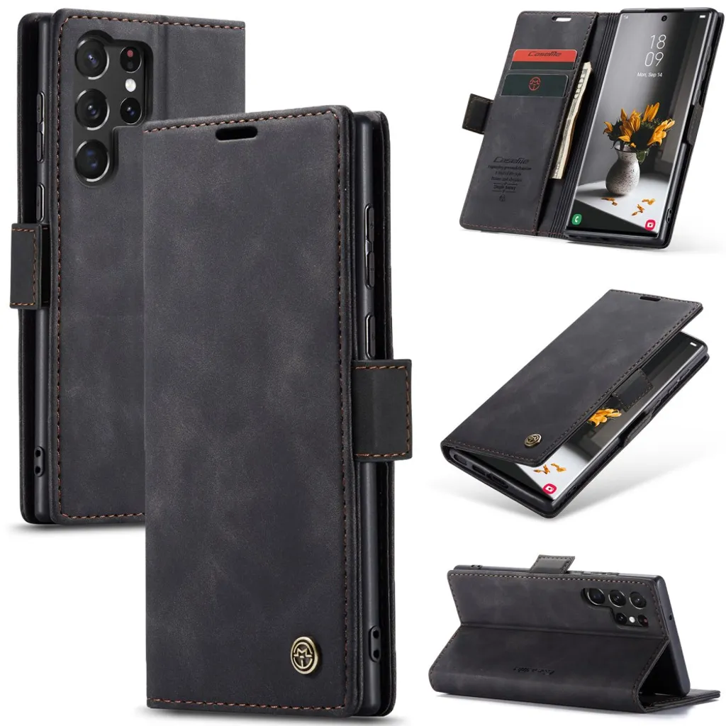 CASEME Samsung Galaxy S24 Ultra telefonetui – Svart v:5775885