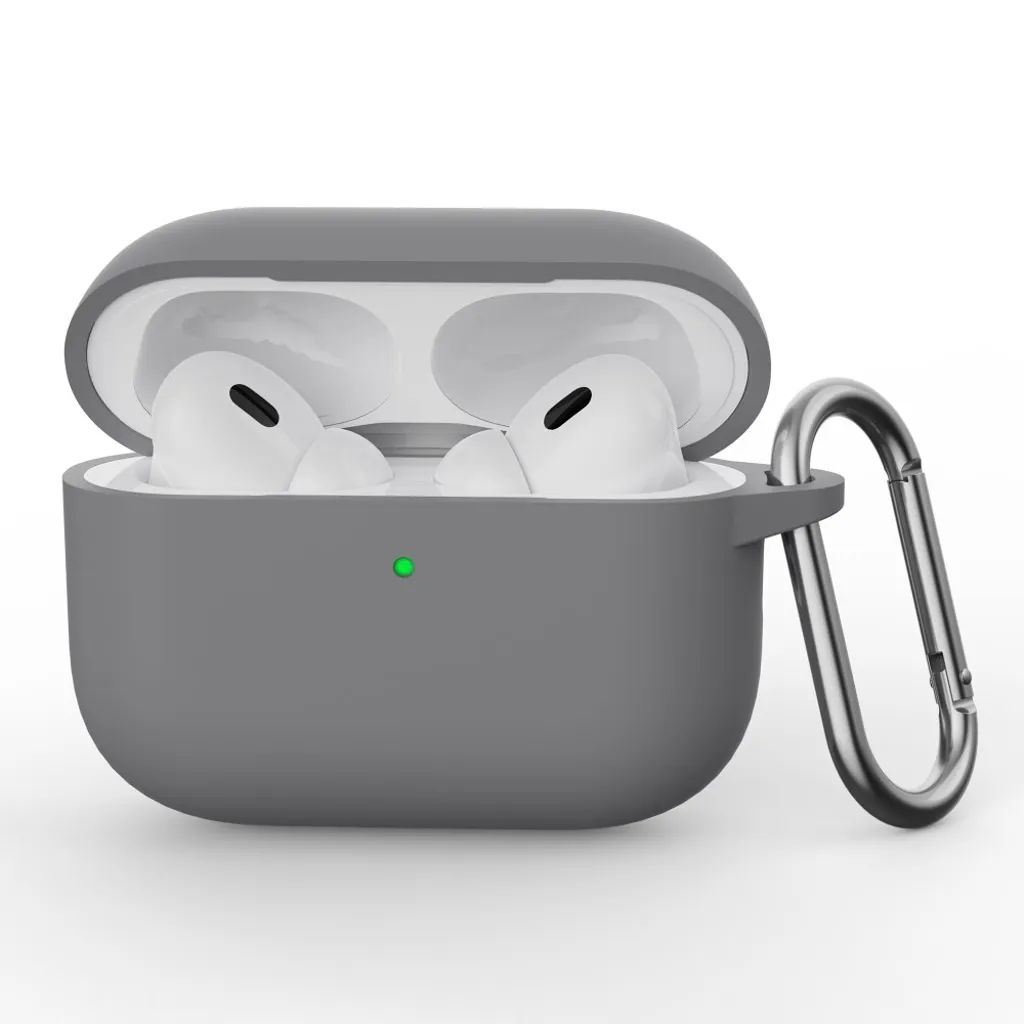Apple AirPods Pro 3 Deksel i silikon – Grå v:6904267