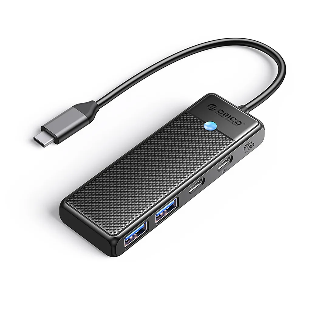 Hub USB-C Orico PAPW2AC-C3 dockingstasjon 2x USB-A + 2x USB-C – svart v:9322035
