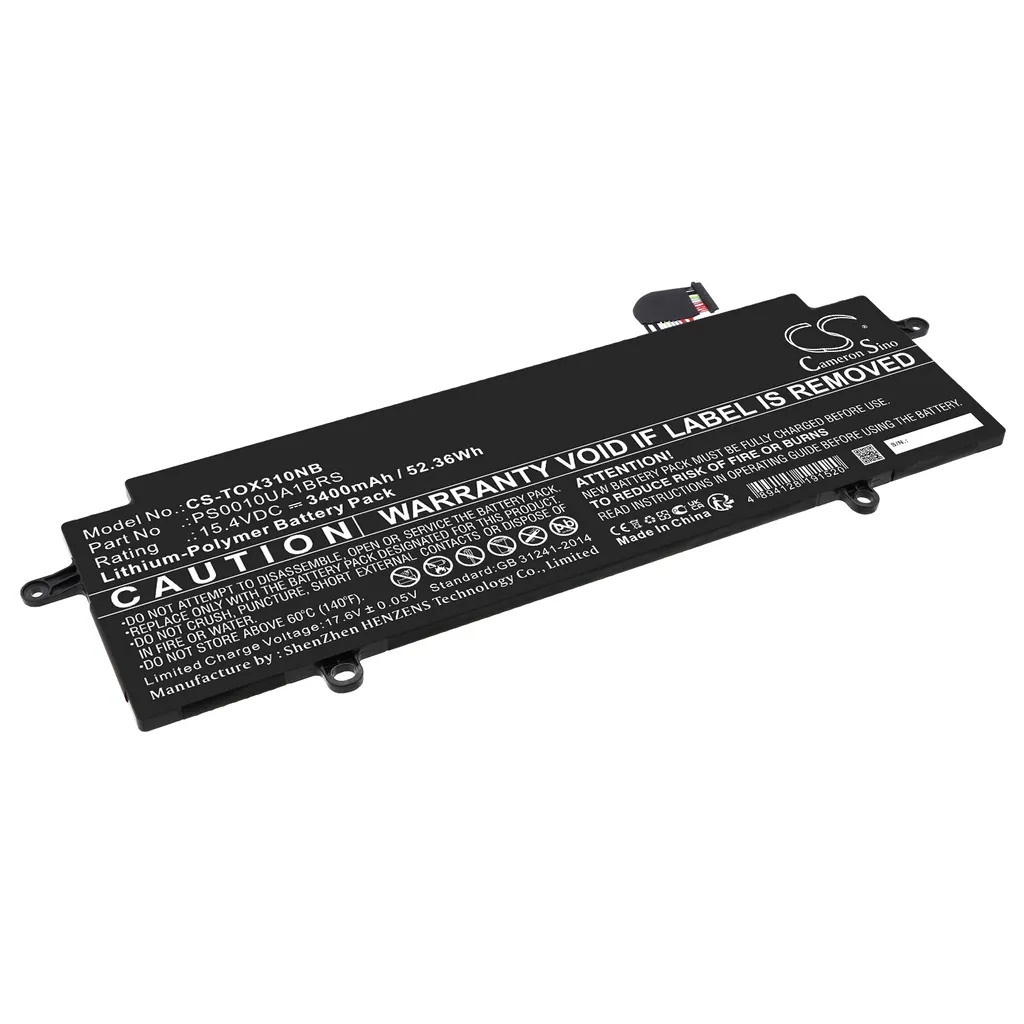 Batteri til Portege X30W-K-10N, 15.4V, 3400mAh v:6559958