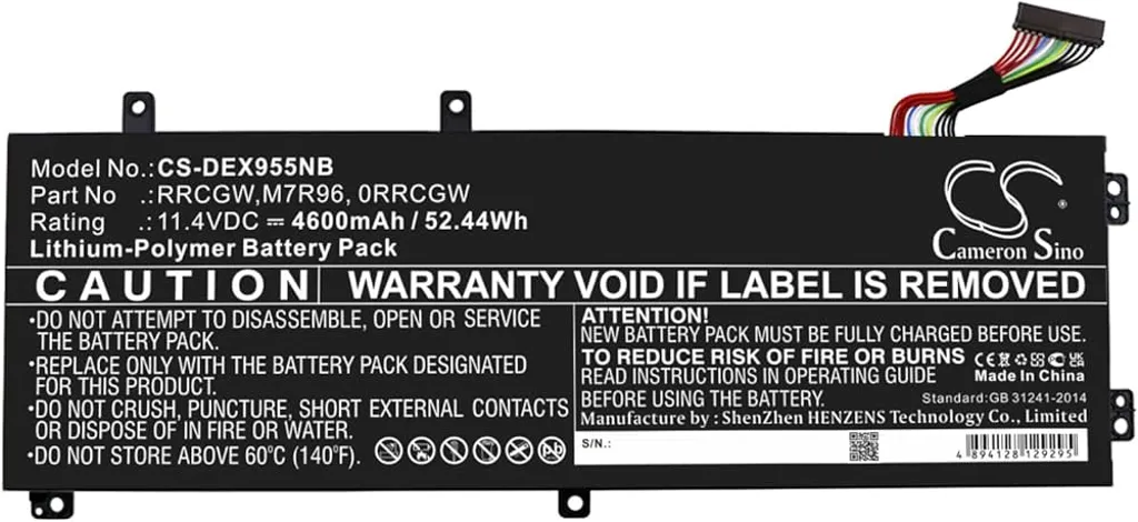 Batteri til GPM03 for Dell, 11,4V, 4600mAh v:6415463