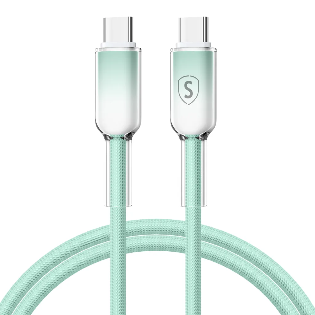 SiGN Dynamic Series USB-C til USB-C-kabel 60 W, 1 m – Grønn v:9462634