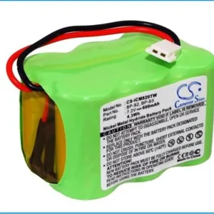 Batteri til Icom IC-24ET, 7.2V, 600 mAh v:2461087 Batteri til Icom IC-24ET, 7.2V, 600 mAh v:2461087