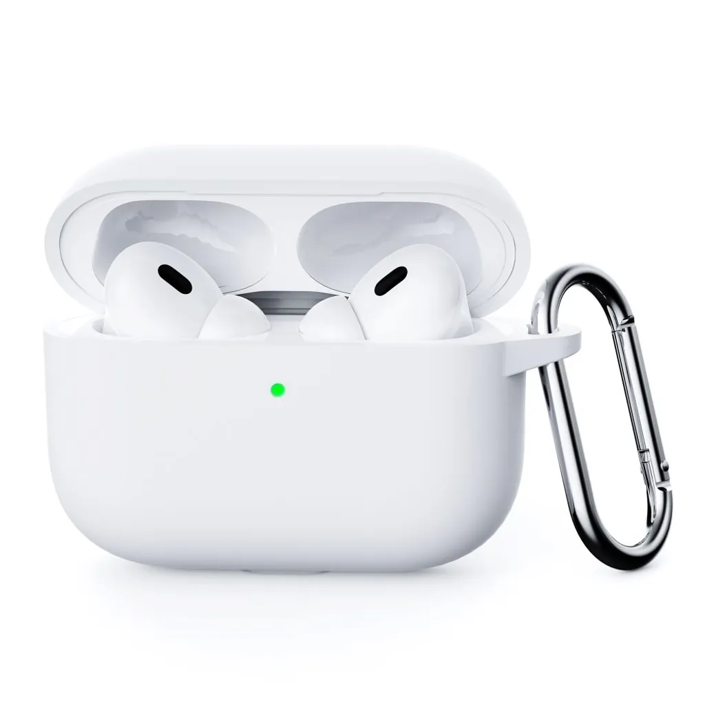Apple AirPods Pro 3 Deksel i silikon – Hvit v:3182544