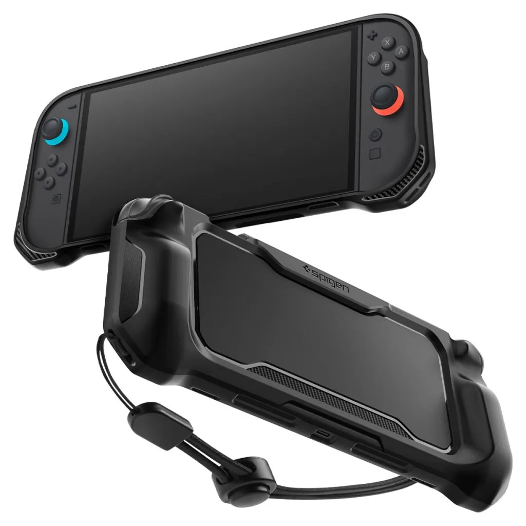 Spigen Rugged Armor-deksel til Nintendo Switch 2 – matt svart v:6204813